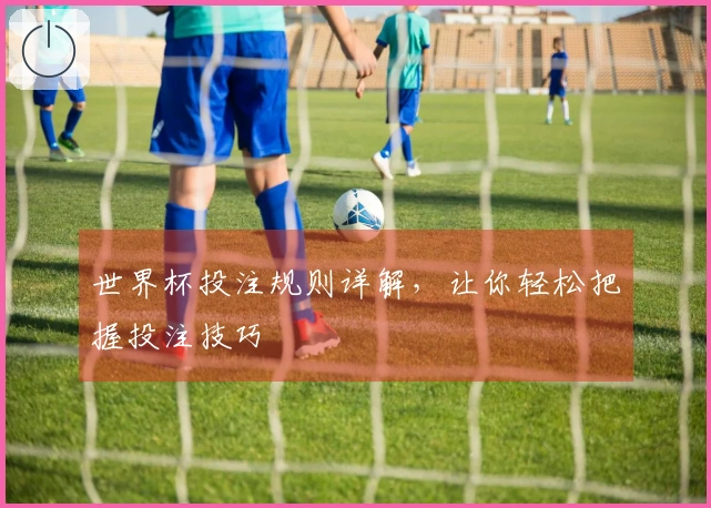 世界杯投注规则详解，让你轻松把握投注技巧